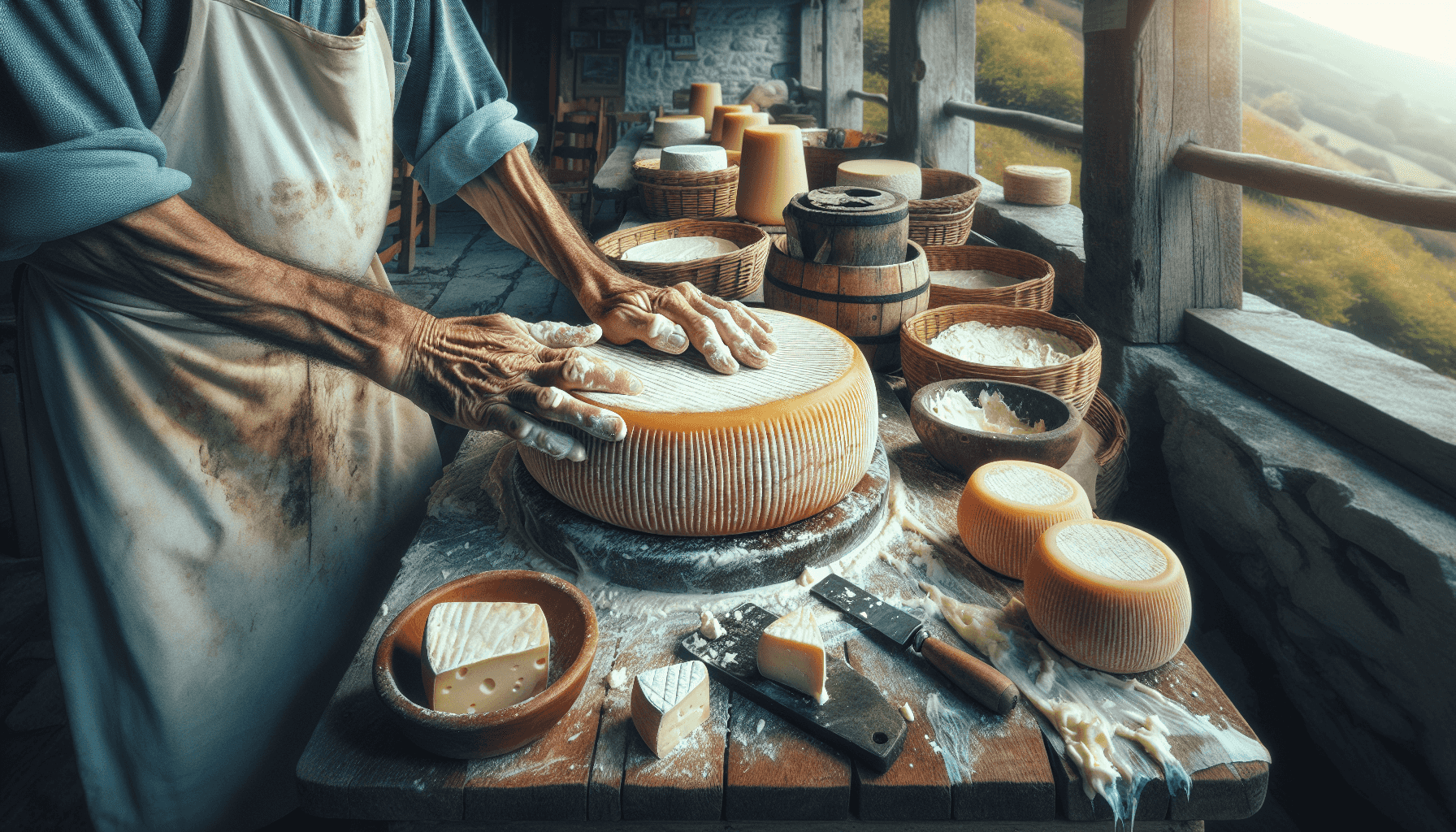 Cómo es la experiencia de un taller de elaboración de quesos asturianos