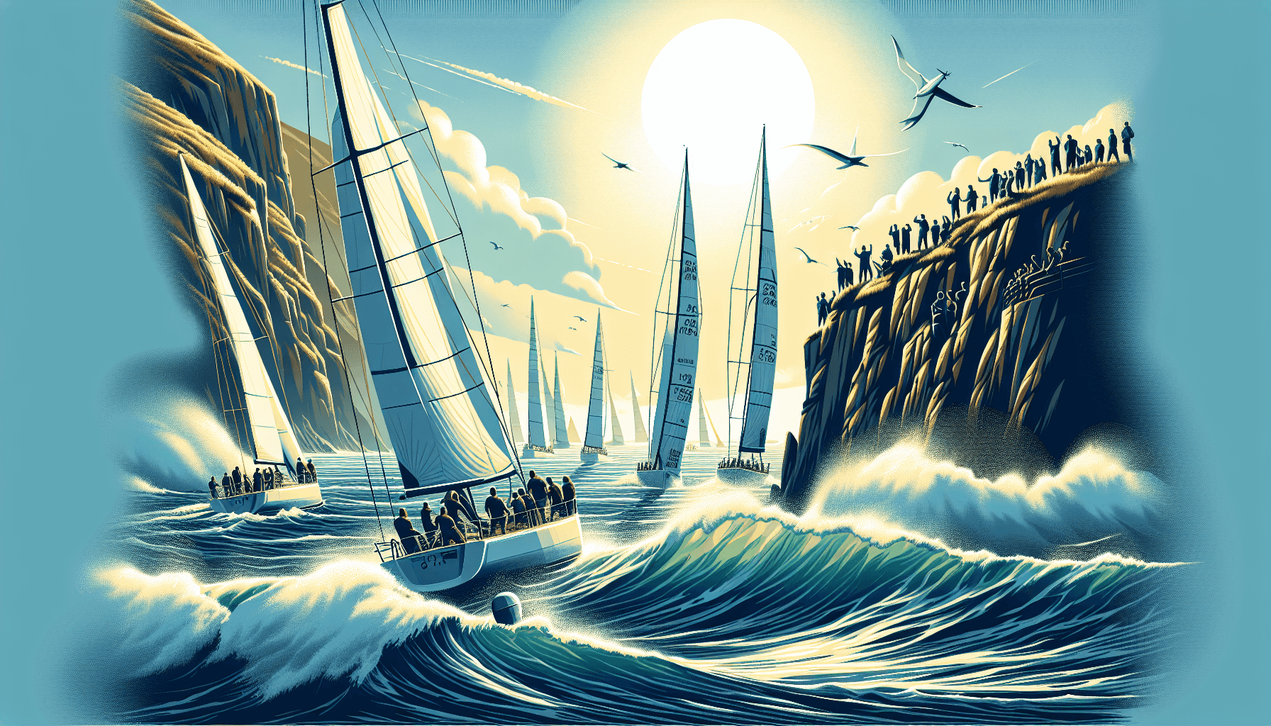Cómo participar en una regata en la costa asturiana